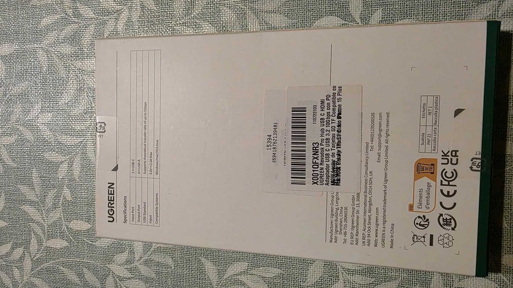 UGREEN Hub USB C com 4 Portas