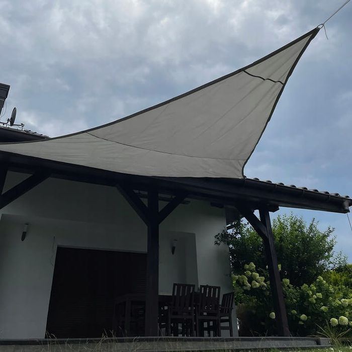 Żagiel Przeciwsłoneczny Ogrodowy Wodoodporny 3X3 M Trójkąt Zacieniacz