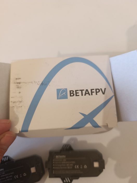 BETAFPV 2x Bateria 650mAh 3.8V 30C/60C BT2.0 - Do Drona FPV Whoop