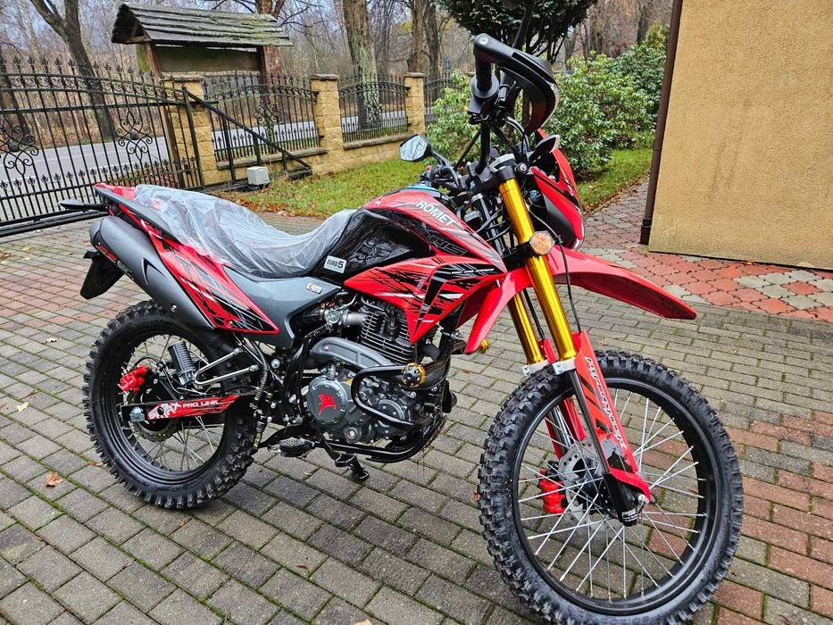 Romet CRS 250 2024 – Stan IDEALNY, tylko 360 km! Garażowany, pierwszy właściciel!