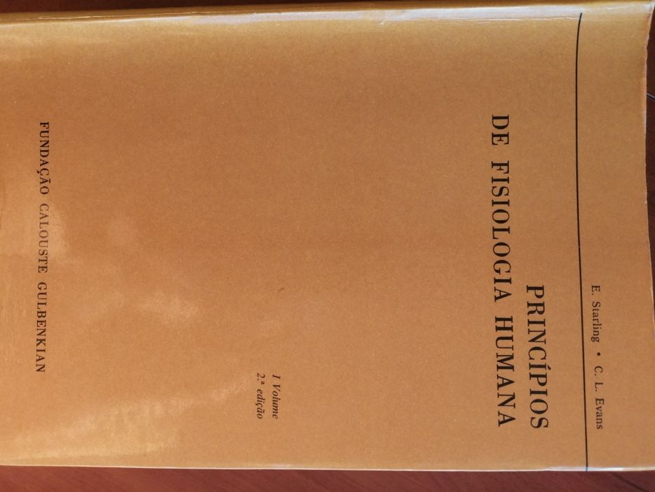 Principios da Fisiologia Humana novos edição Calouste Gulbenkian