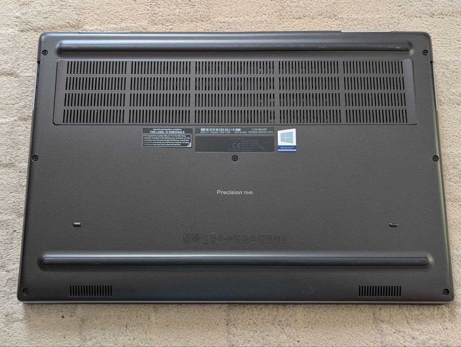 Ноутбук Dell Precision 7540 FHD 256/16GB I5 9400H Nvidia T1000 4GB
