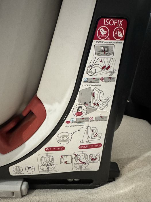 Fotelik samochodowy x2