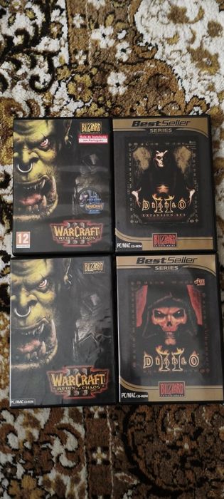 Jogos PC (Warcraft 3, Diablo 2)