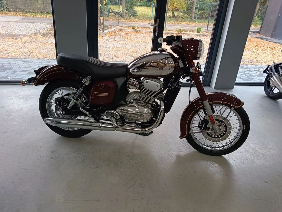 Jawa 350 Jawa 350CL klasyczna nowa bordo salon Poznań dostawa cała Polska