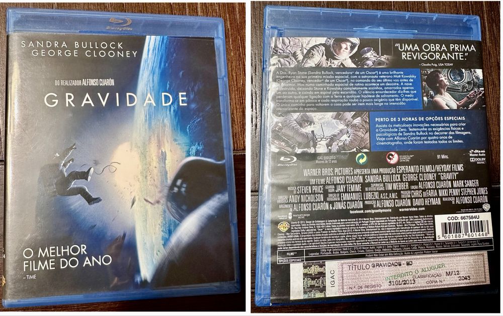 Venda direta de Blu-ray's 4K UHD e Blu-ray's