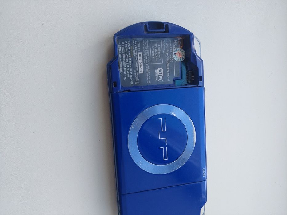Консоль Sony PSP 2006 синя. Приставка PSP