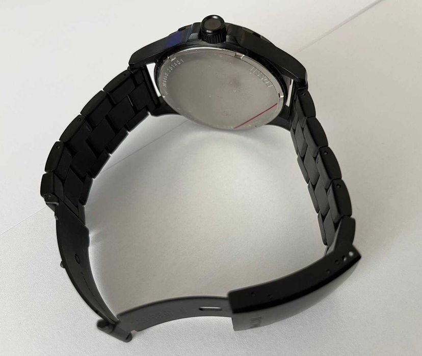 Мужские часы Fossil Nate / черный циферблат / черная сталь JR1458