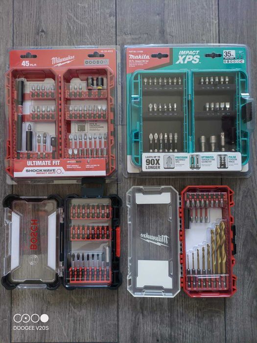 Наборы ударных бит Milwaukee Makita Bosch Diablo