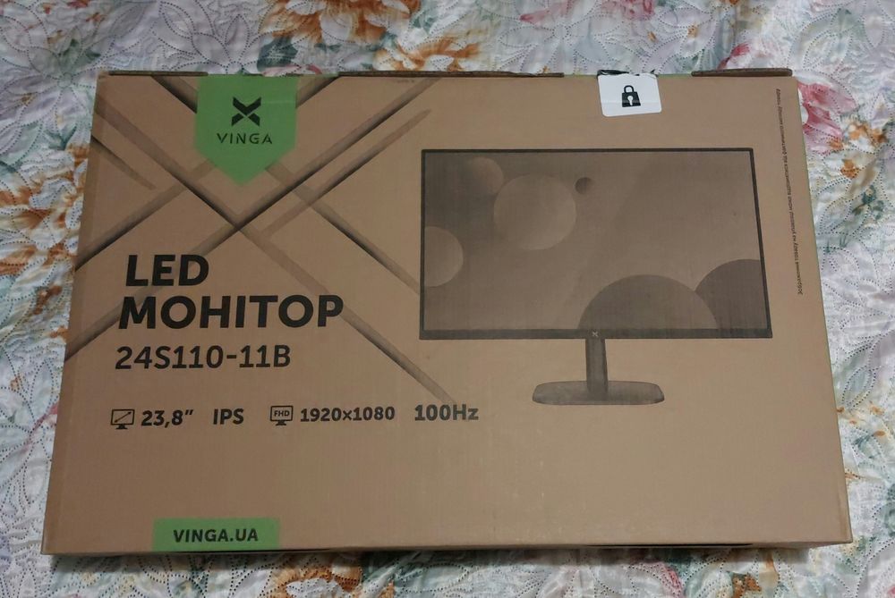 Монитор Vinga 24S110-11B НОВЫЙ