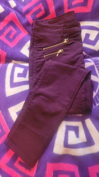 Spodnie F&F bordowowe rozmiar 40 świetny stan