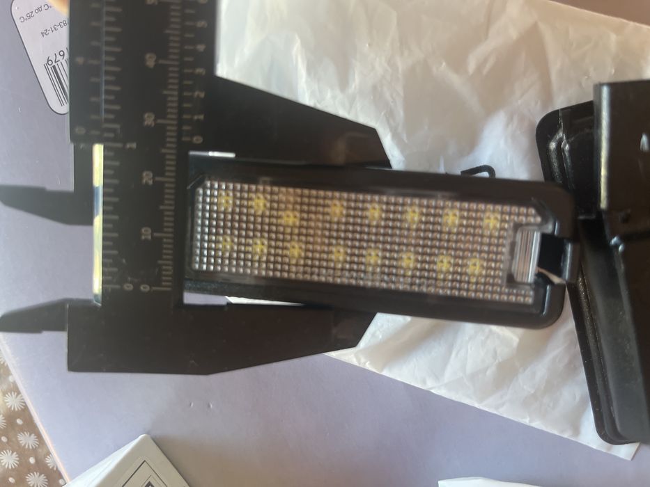 Подсветка номера seat leon ibiza toledo exeo skoda superbОсвітленняМот