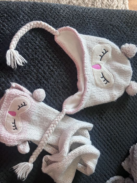 H&M czapka szalik 52/54