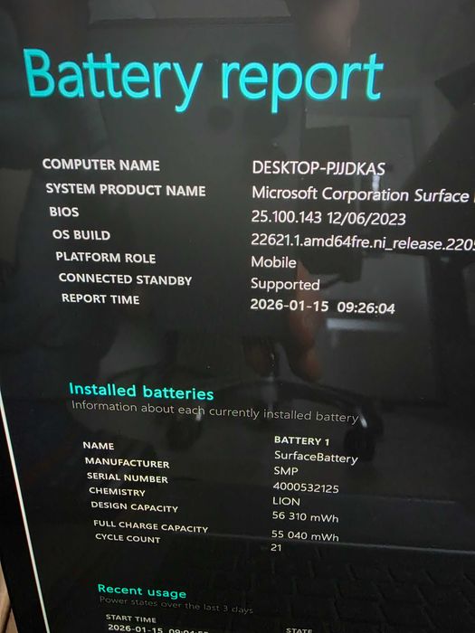 Microsoft Surface Laptop Studio 14,4” i7/16/512 RTX 3050 Ti - igła