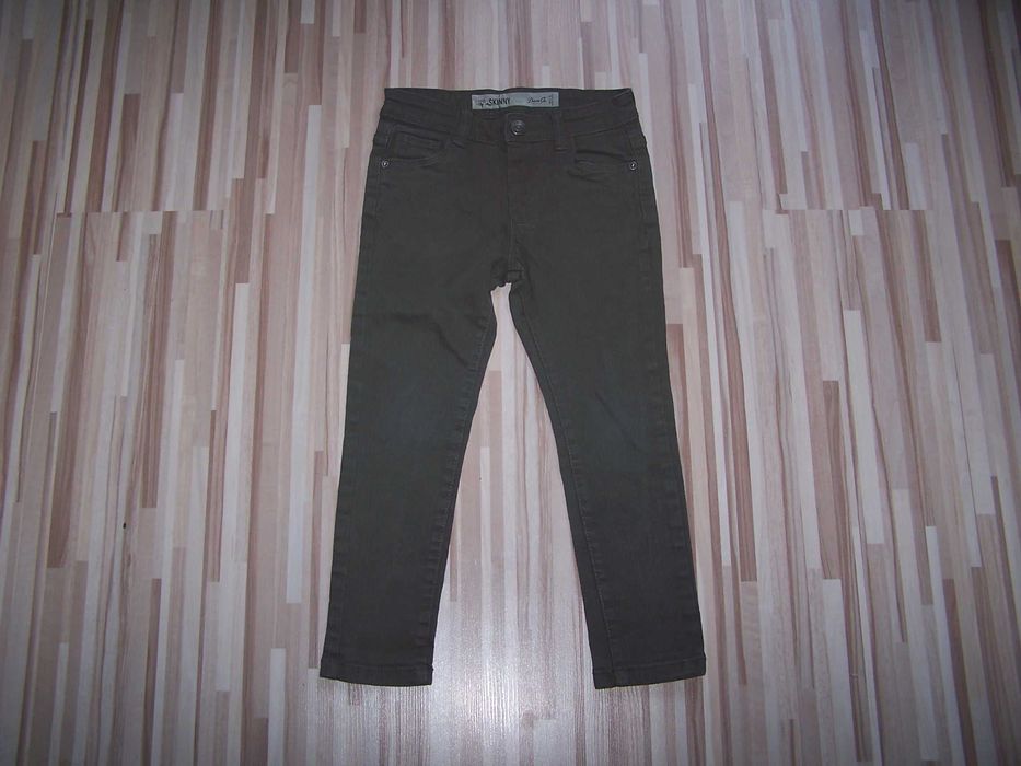 Spodnie rurki khaki Denim 110