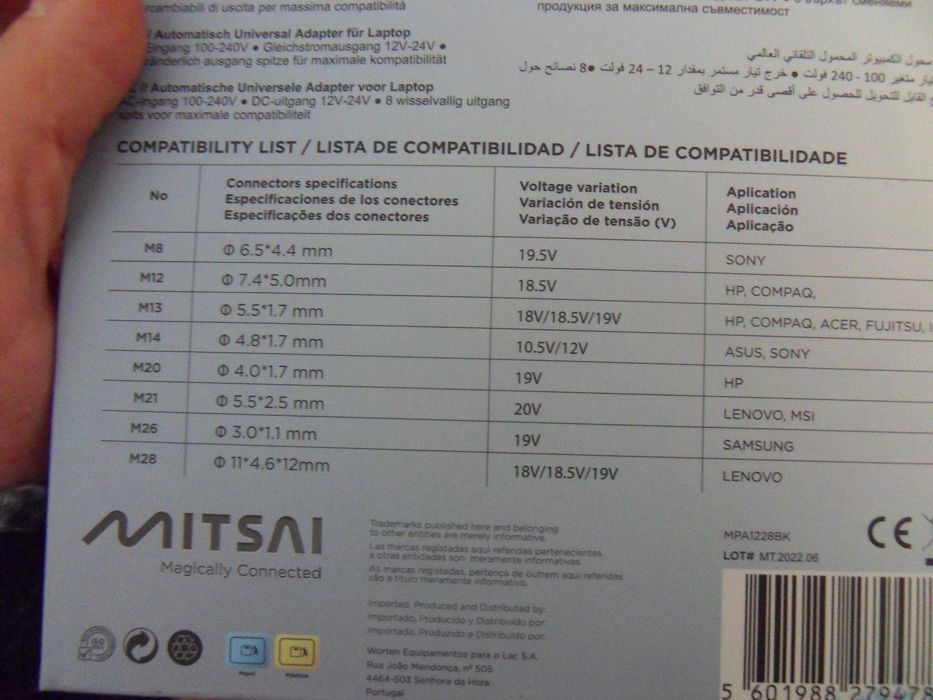 Transformador  Automatic Power+ 45W Mitsai64586233857667122