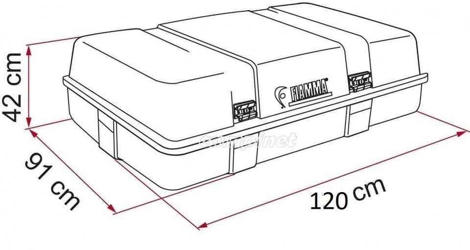 Ultra Box branca da FIAMMA