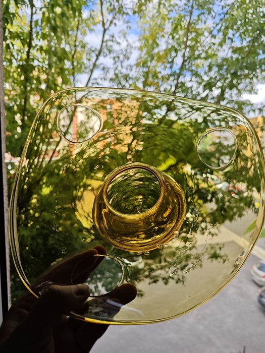 Patera miodowa z huty Laura