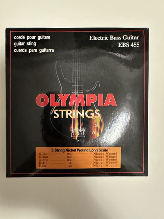Струни для бас гітари Olympia EBS 455