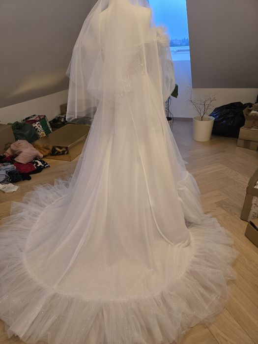 Suknia ślubna boho glamour
