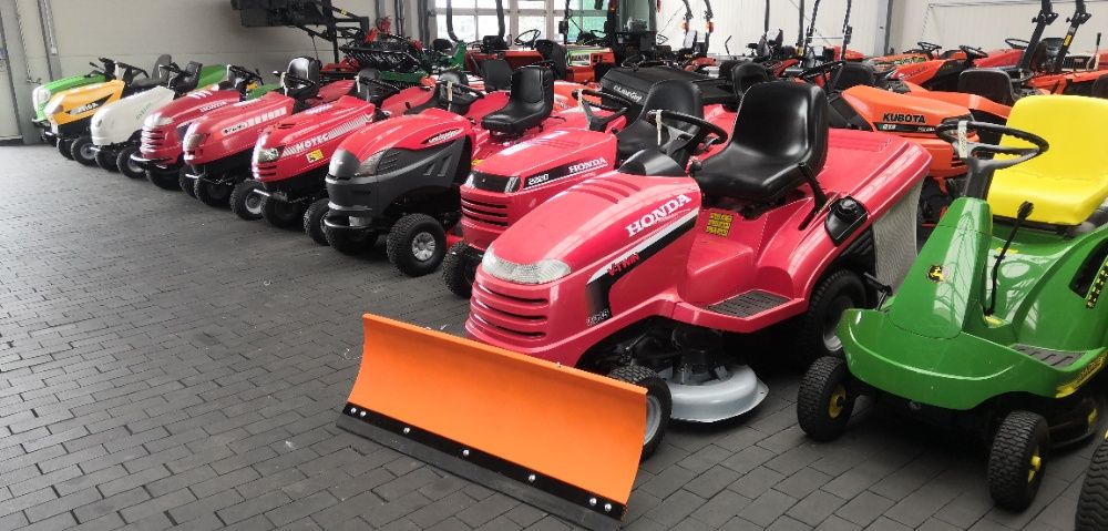 Traktorek Kosiarka Honda V-Twin 2315 + Pług / 92 cm / Kosz 280 L
