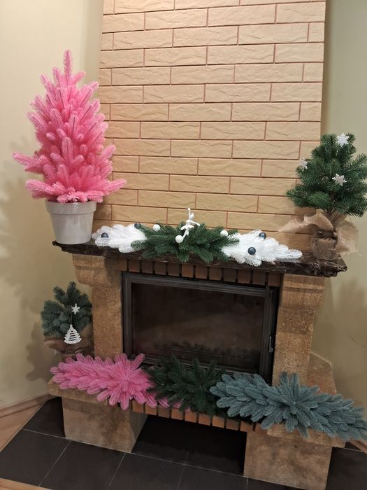 Акція! Гілка.Гірлянда 1м. Новорічна.