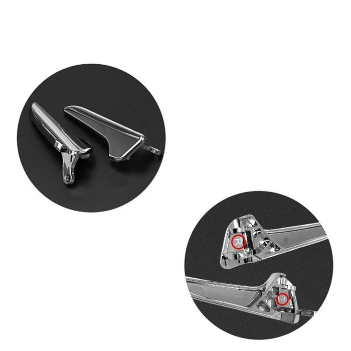 Puxadores da porta interiores mercedes benz classe A B w169 w245 novo