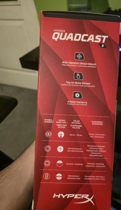Mikrofon HyperX QUADCAST S - NOWY