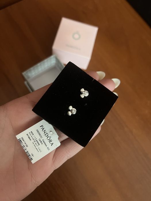 Сирежки Pandora з камінчиками