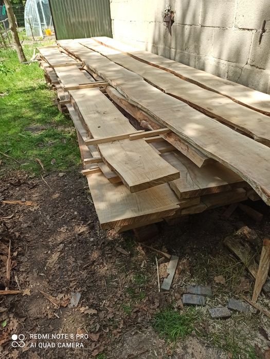 Deski dębowe, foszty