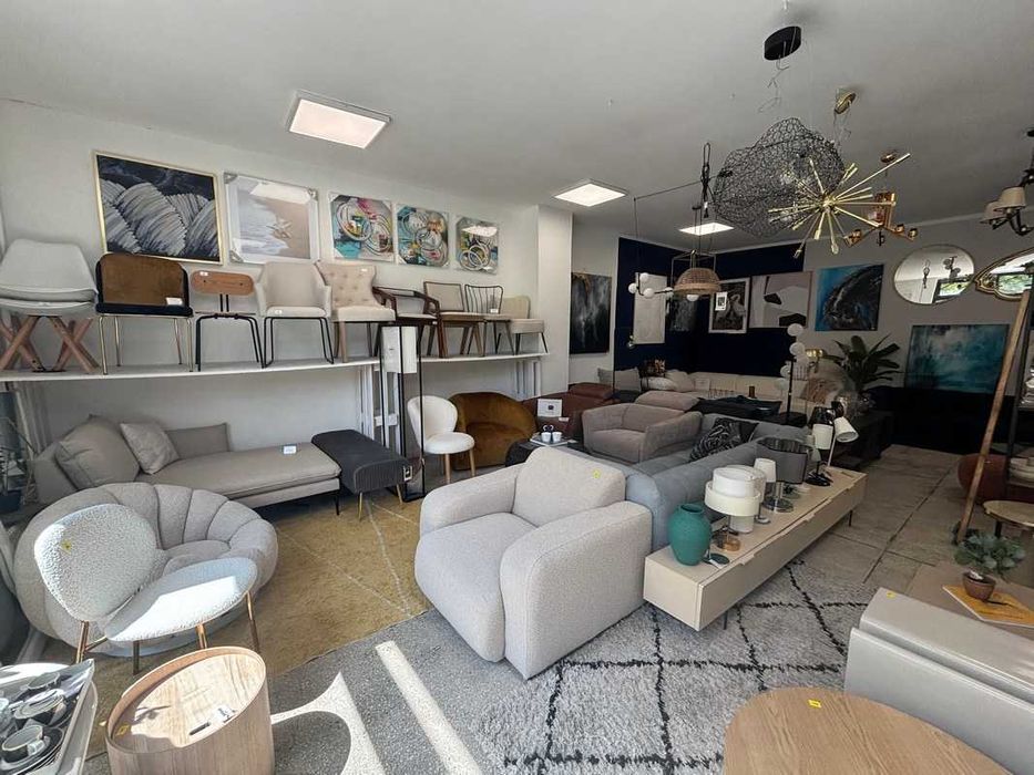 Nowoczesna sofa 2-osobowe Molino Szenil Jasny beż 170x95x72cm Micadoni