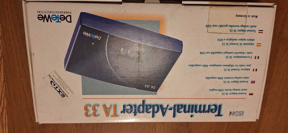 Terminal Adapter ISDN NT1 DeTeWe TA33 - nie używany