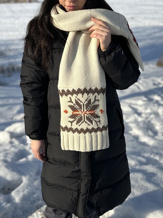 Оригінальний шерстяний шарф napapijri