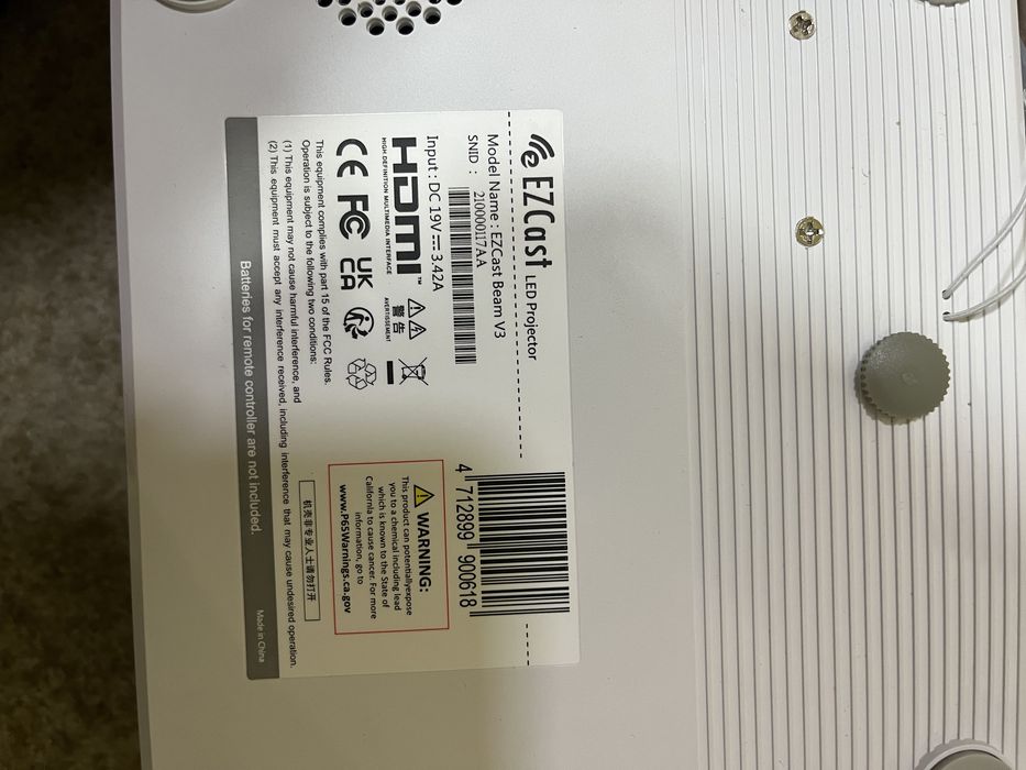 EzCast Beam V3 wi fi проектор