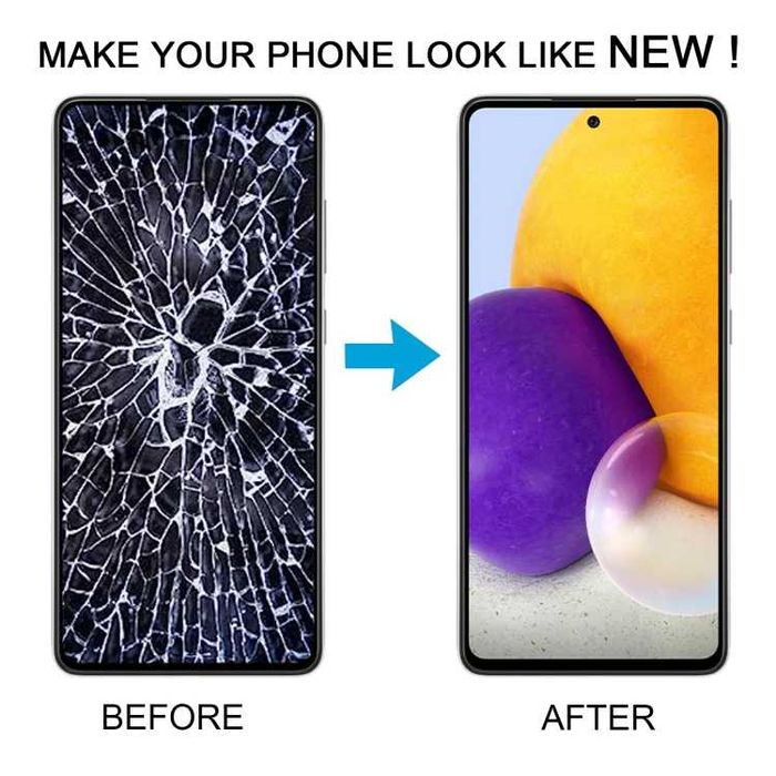 Samsung wyświetlacz szybka ekran dotyk display Wymiana Tamka 22/24