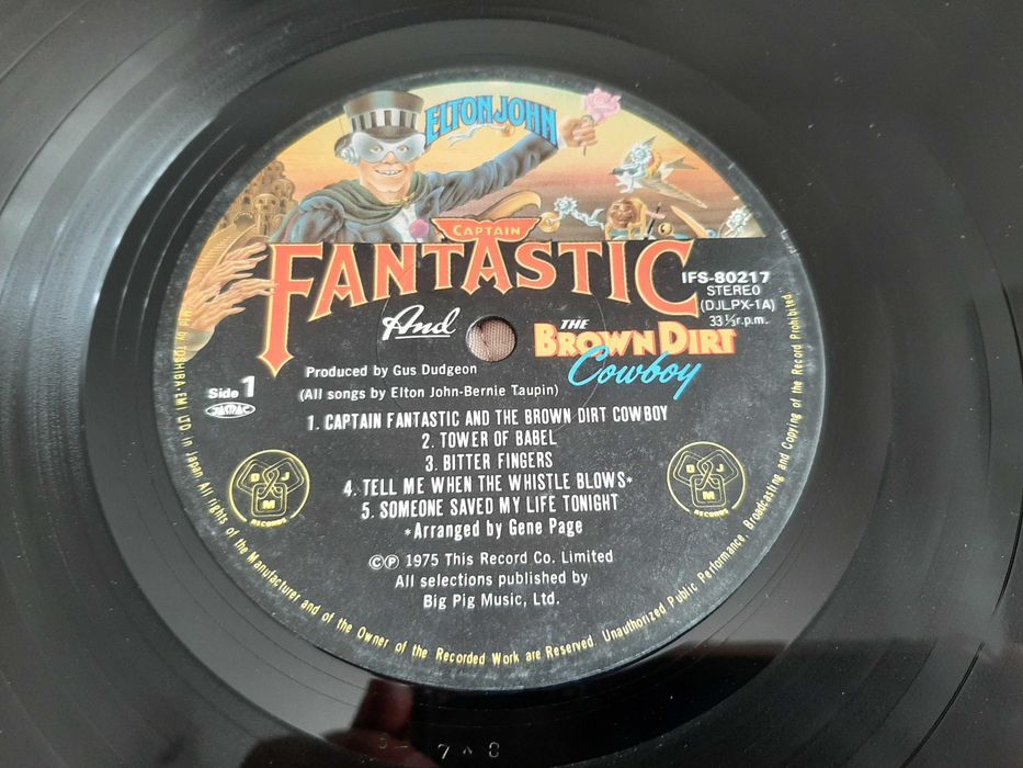 Elton John - Captain Fantastic & B.D.C. - Japão - Vinil LP