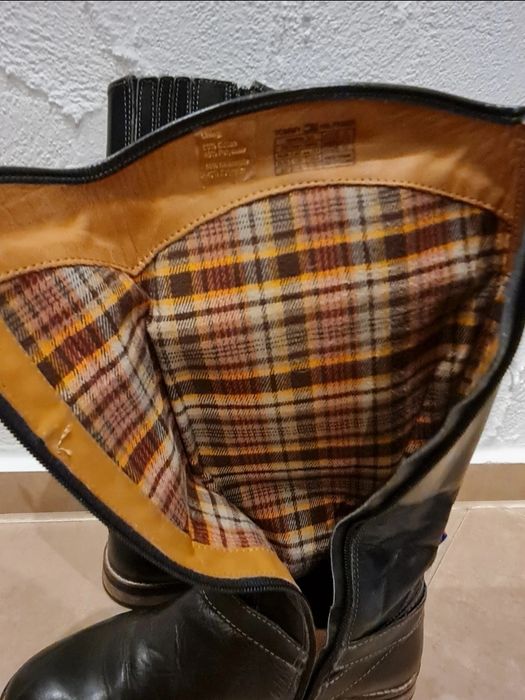 Oficerki, kozaki Tommy Hilfiger Aubrey, skóra naturalna