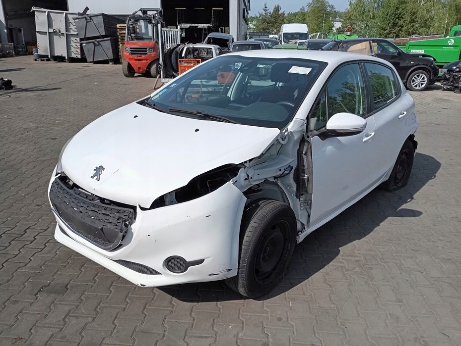 peugeot 208 i 1 drzwi przód lewe białe 5d ewp
