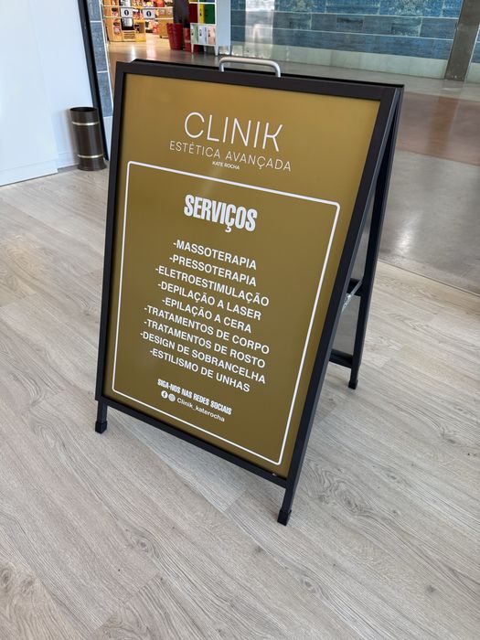 Cavalete Serviços - Negócio