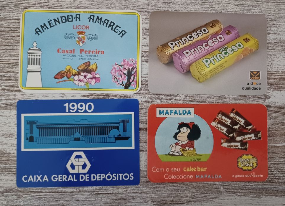 Calendários publicidade anos 80 e 90