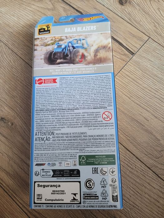 Zestaw samochodów Hot Wheels Baja Blazers 5 sztuk