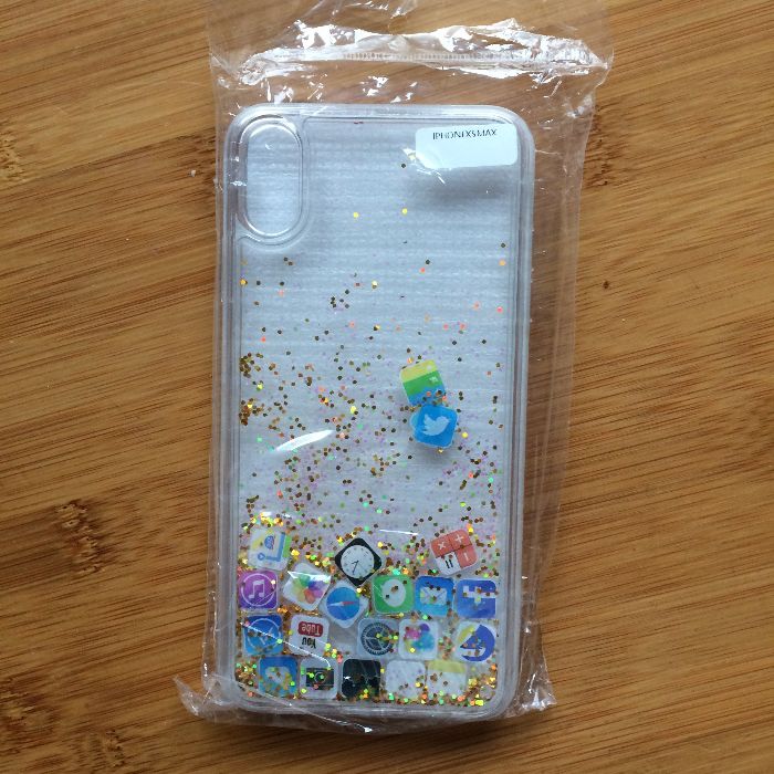 Etui Oprawka iphone XS max NOWA liquid icons