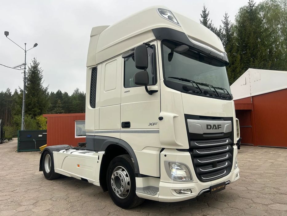 DAF XF 480 / KAMERA BOCZNA / KLIMA POSTOJOWA / FULL SPOJLERY / TYLKO 669 TYS. KM PRZEBIEGU / PRZYSTAWKA PTO / NAJWYŻSZA KABINA SUPER SPACE CAB / 11.2017 ROK !!  Wskaźnik obciążenia WAGA / Fabryczne przystawka PTO / Kamera na Anglię