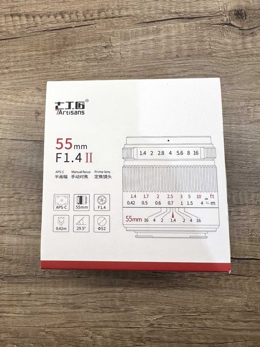 Об’єктив 7artisans 55mm f/1.4 II (EOS-M)