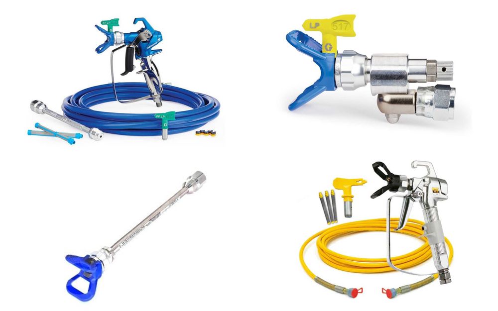 Комплектуючі для безповітряних фарбувальних апаратів Wagner, Graco