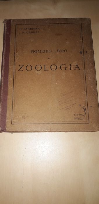 Primeiro Livro de Zoologia (1923) H. Parreira, F. Cabral