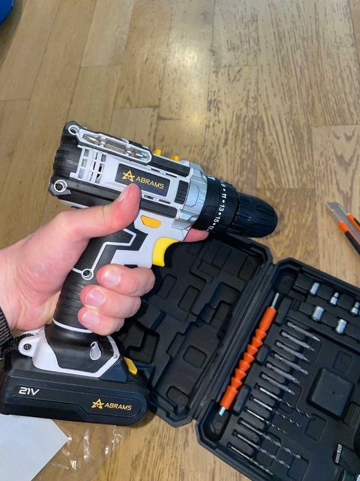 NOWA Wiertarko Wkrętarka Udarowa Akumulatorowa 21V Zestaw Walizka HIT