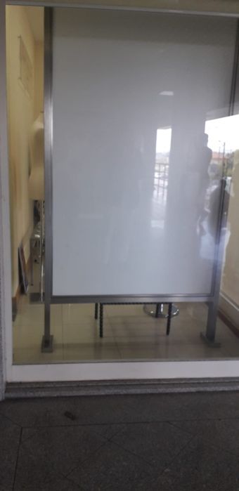 Material de exposição em loja