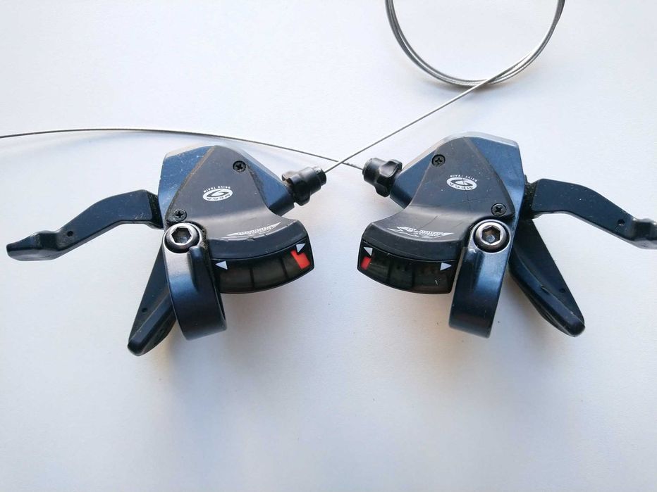 Manetki przerzutek Shimano Deore LX SL-M570 3x9 retro MTB