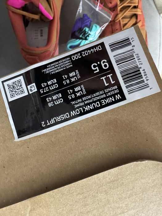 Nike Dunk Low Disruptor 2 Oryginalne Sneakersy Męskie Kolorowe 43